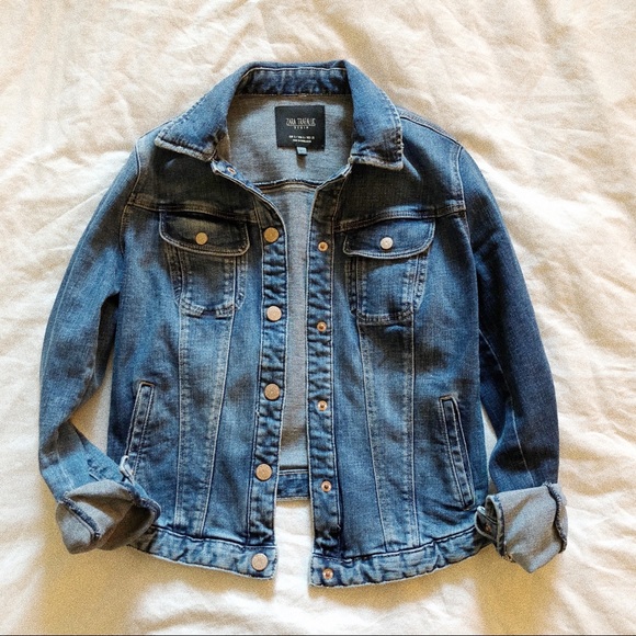 z1975 zara basic dept denim jacket